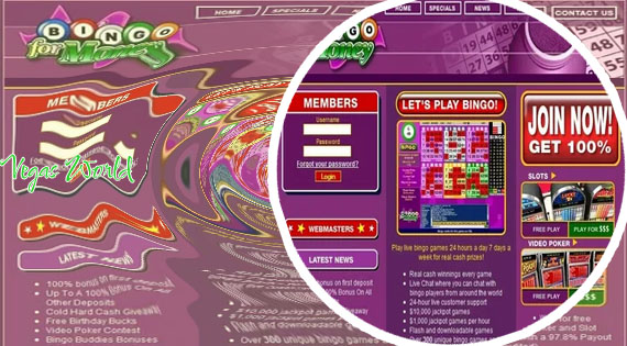 Free bingo games vegas world